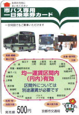 Kyoto Bus Pass